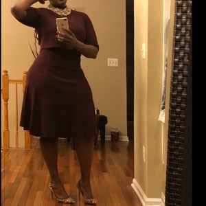 Crop Sweater skirt set - Eva Mendez